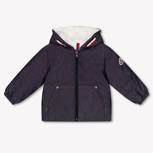 Moncler Alaric Baby Jongens Winterjas In Navy