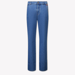 Moncler Kinder Jongens Jeans In Blauw