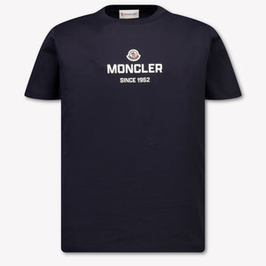 Moncler Kinder Jongens T-Shirt In Navy