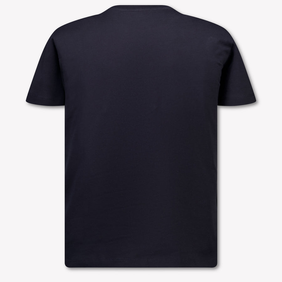 Moncler Kinder Jongens T-Shirt In Navy