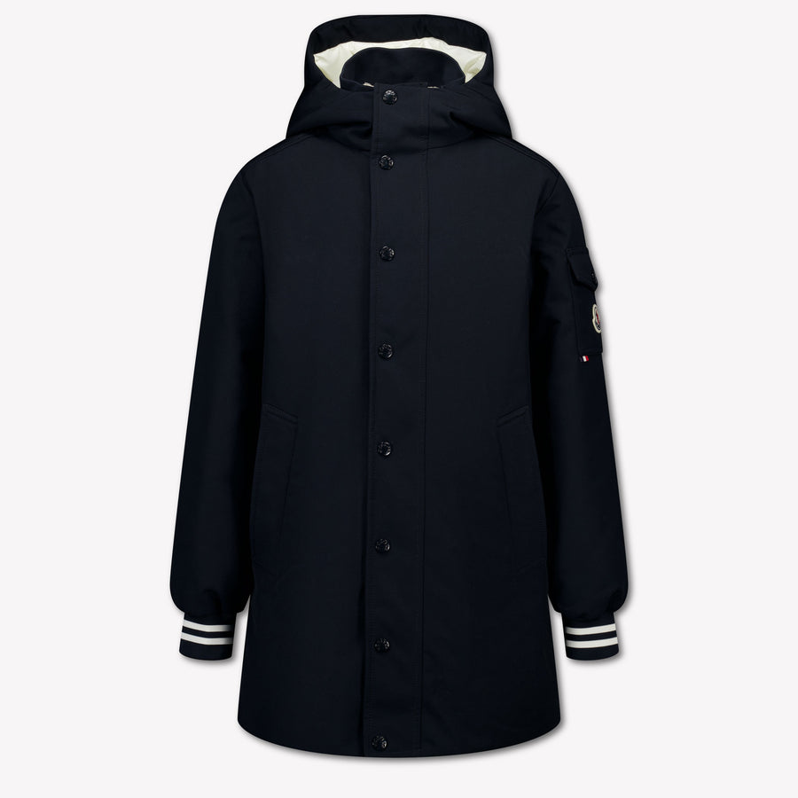 Moncler Ever Boys Winter Jacket in Navy