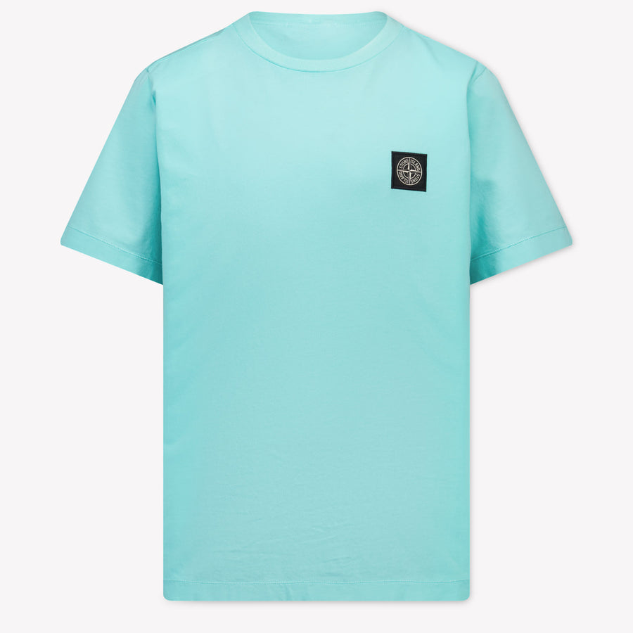 Stone Island Kinder Jongens T-Shirt In Mint