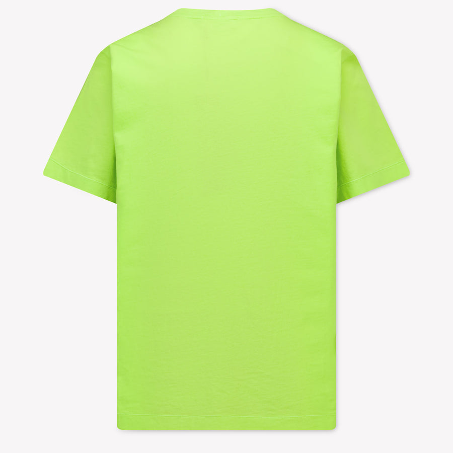 Stone Island Kinder Jongens T-Shirt In Lime