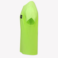 Stone Island Kinder Jongens T-Shirt In Lime