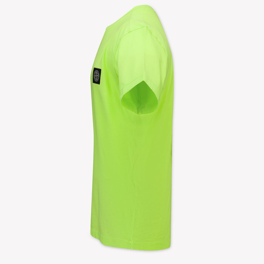 Stone Island Kinder Jongens T-Shirt In Lime