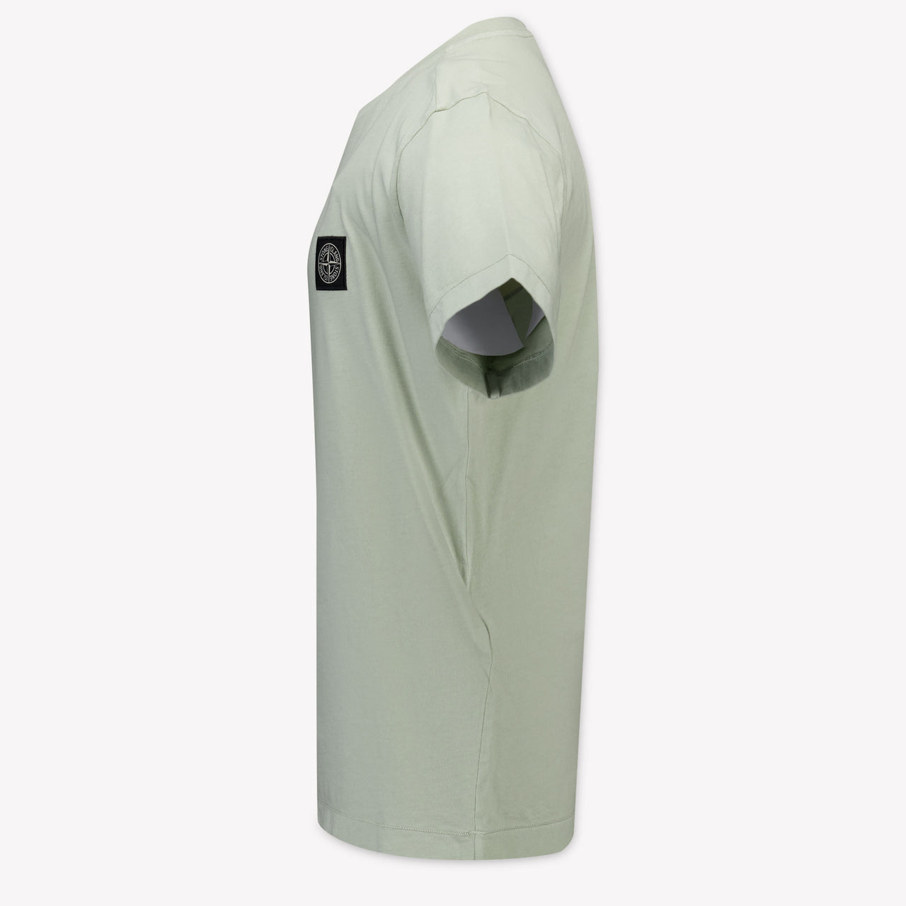 Stone Island Kinder Jongens T-Shirt In Licht Grijs