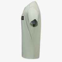 Stone Island Kinder Jongens T-Shirt In Licht Grijs
