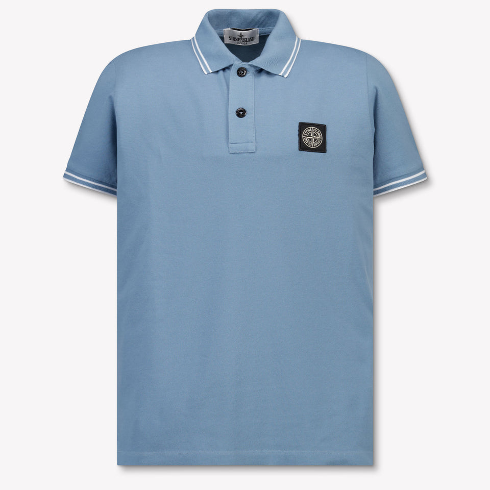Stone Island Kinder Jongens Polo In Licht blauw