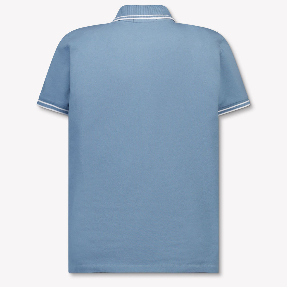 Stone Island Kinder Jongens Polo In Licht blauw