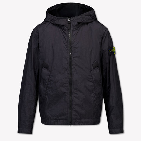 Stone Island Kinder Jongens Zomerjas In Zwart