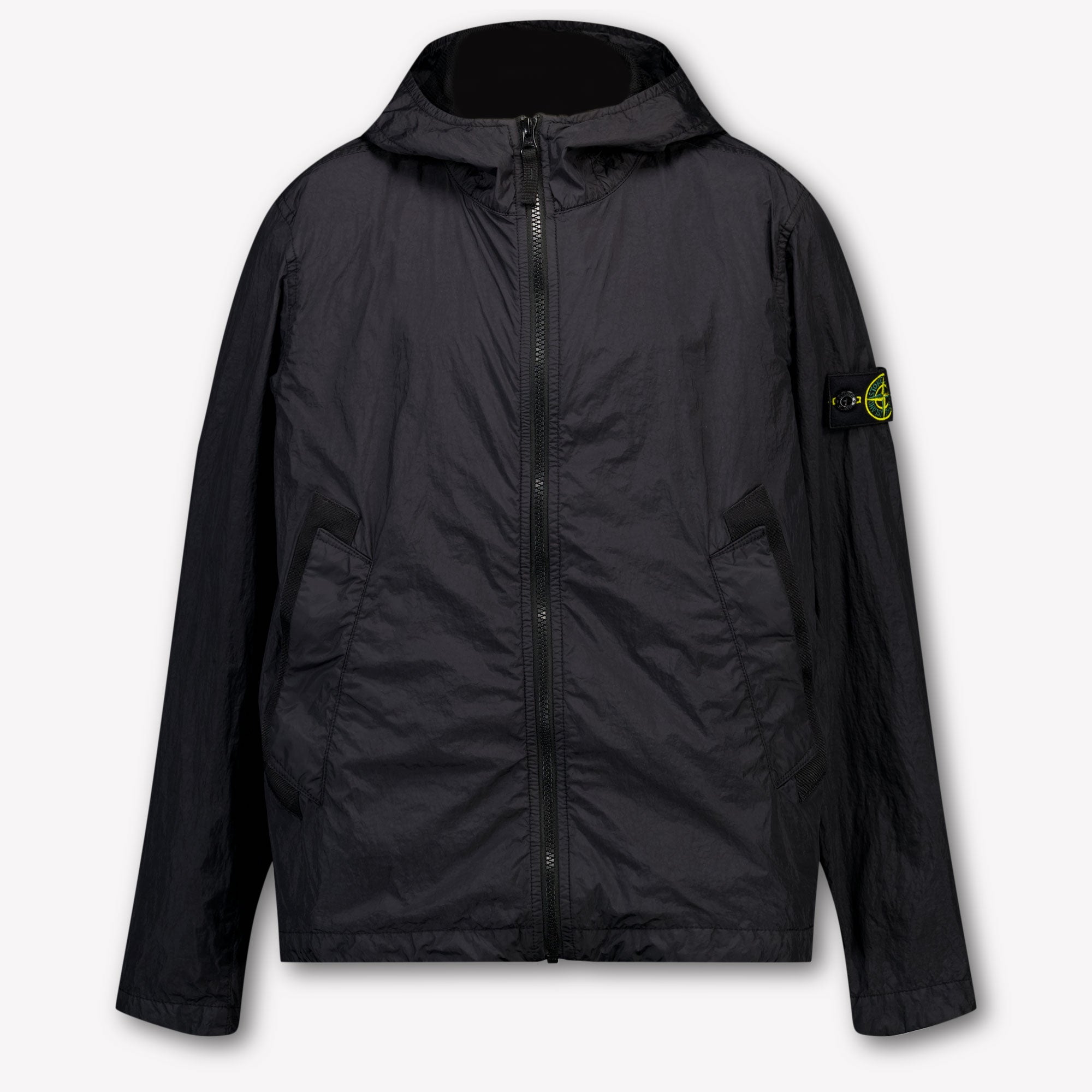 Stone Island Kinder Jongens Zomerjas In Zwart