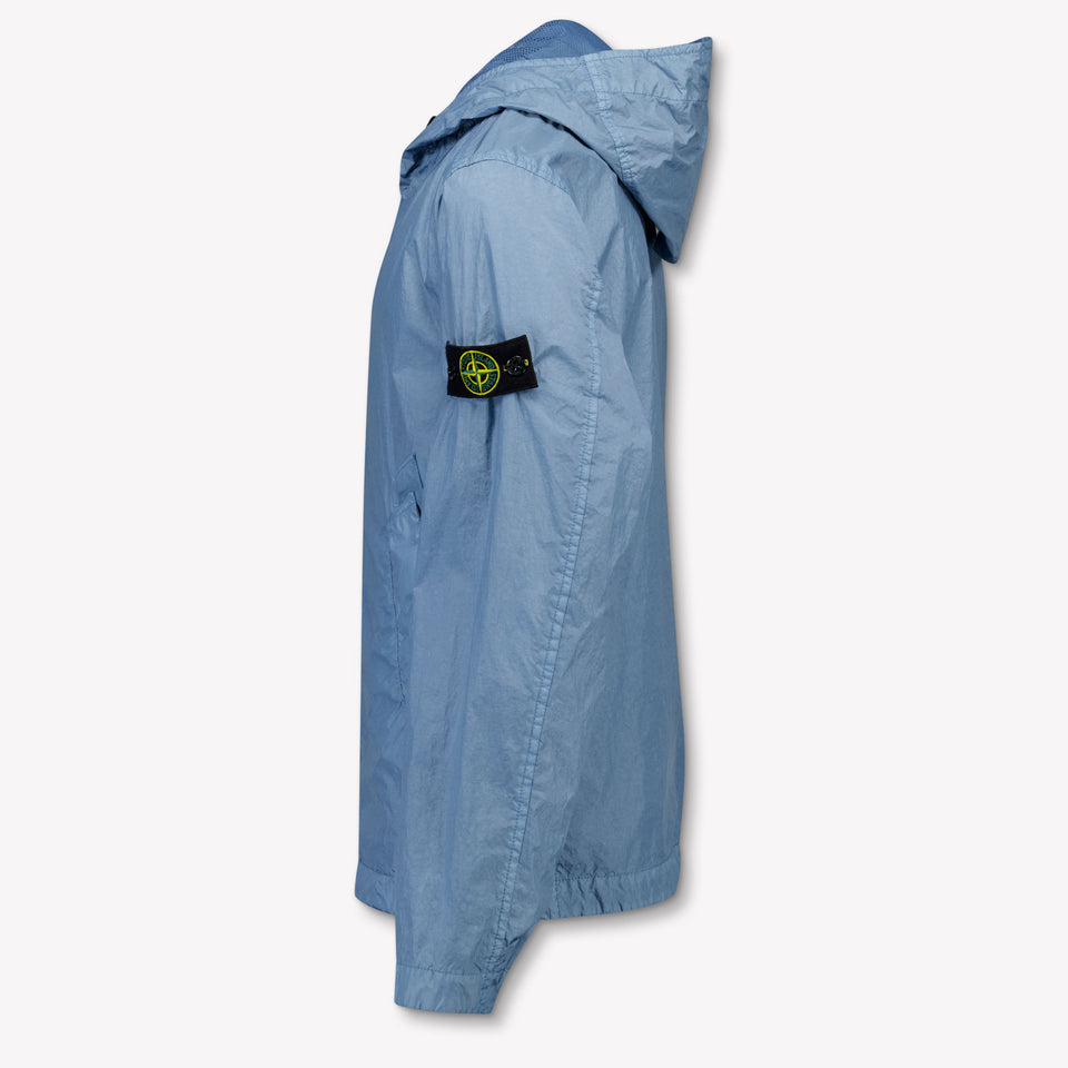 Stone Island Kinder Jongens Zomerjas In Licht Blauw