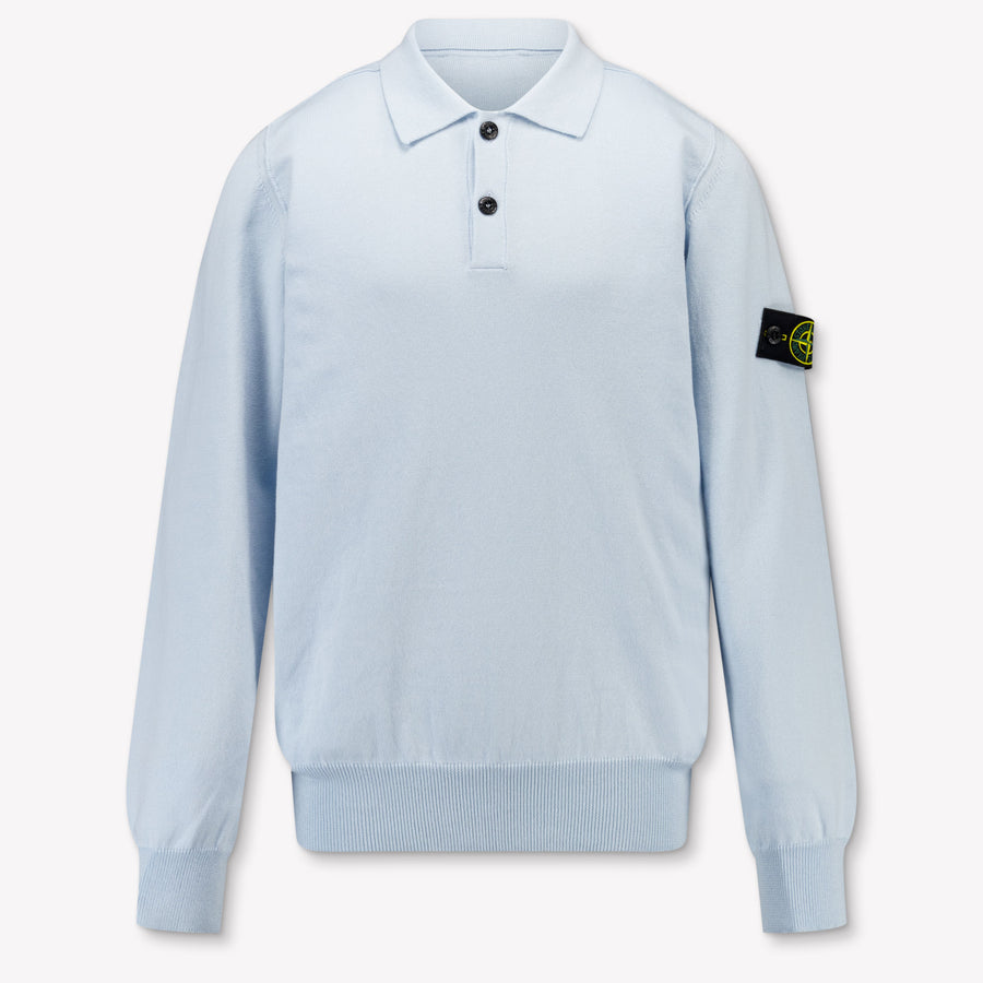 Stone Island Kinder Jongens Trui In Licht Blauw
