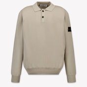 Stone Island Kinder Jongens Trui In Licht Grijs