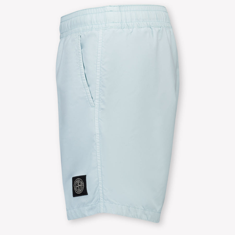 Stone Island Kinder Jongens Zwemkleding In Licht Blauw