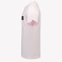 Stone Island Kinder Jongens T-Shirt In Roze