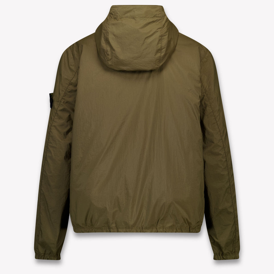 Stone Island Kinder Jongens Zomerjas In Army