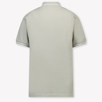Stone Island Kinder Jongens Polo In Licht Grijs