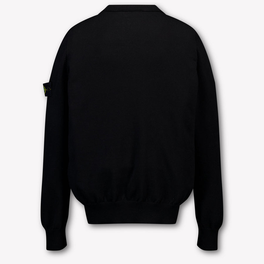 Stone Island Kinder Jongens Trui In Zwart