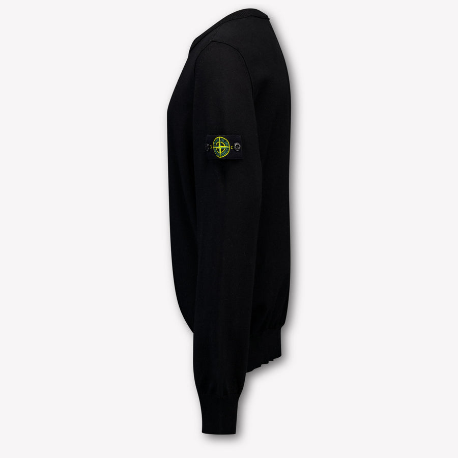 Stone Island Kinder Jongens Trui In Zwart