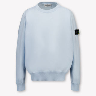 Stone Island Kinder Jongens Trui In Licht Blauw