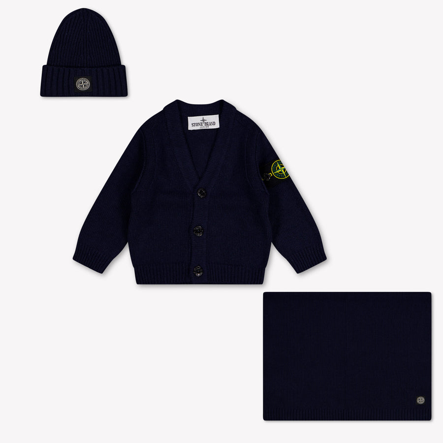 Stone Island Baby Jongens Setje In Navy