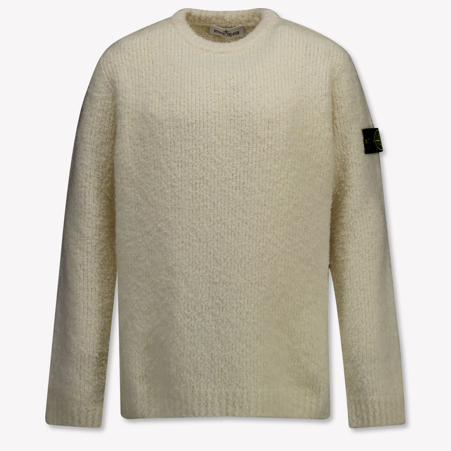 Stone Island Kinder Jongens Trui In Off White