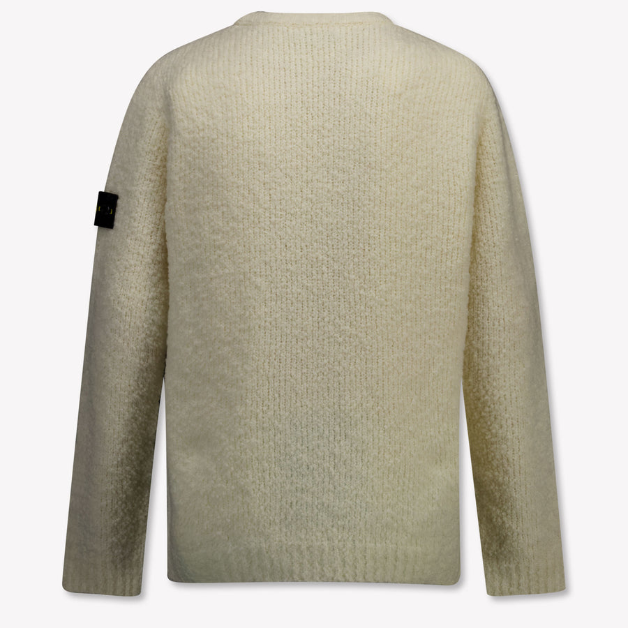 Stone Island Kinder Jongens Trui In Off White