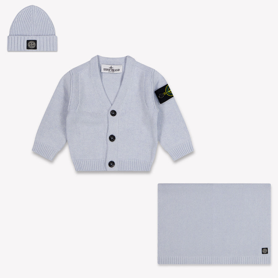 Stone Island Baby Boys Set in Light Blue