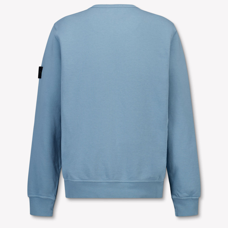 Stone Island Kinder Jongens Trui In Licht Blauw