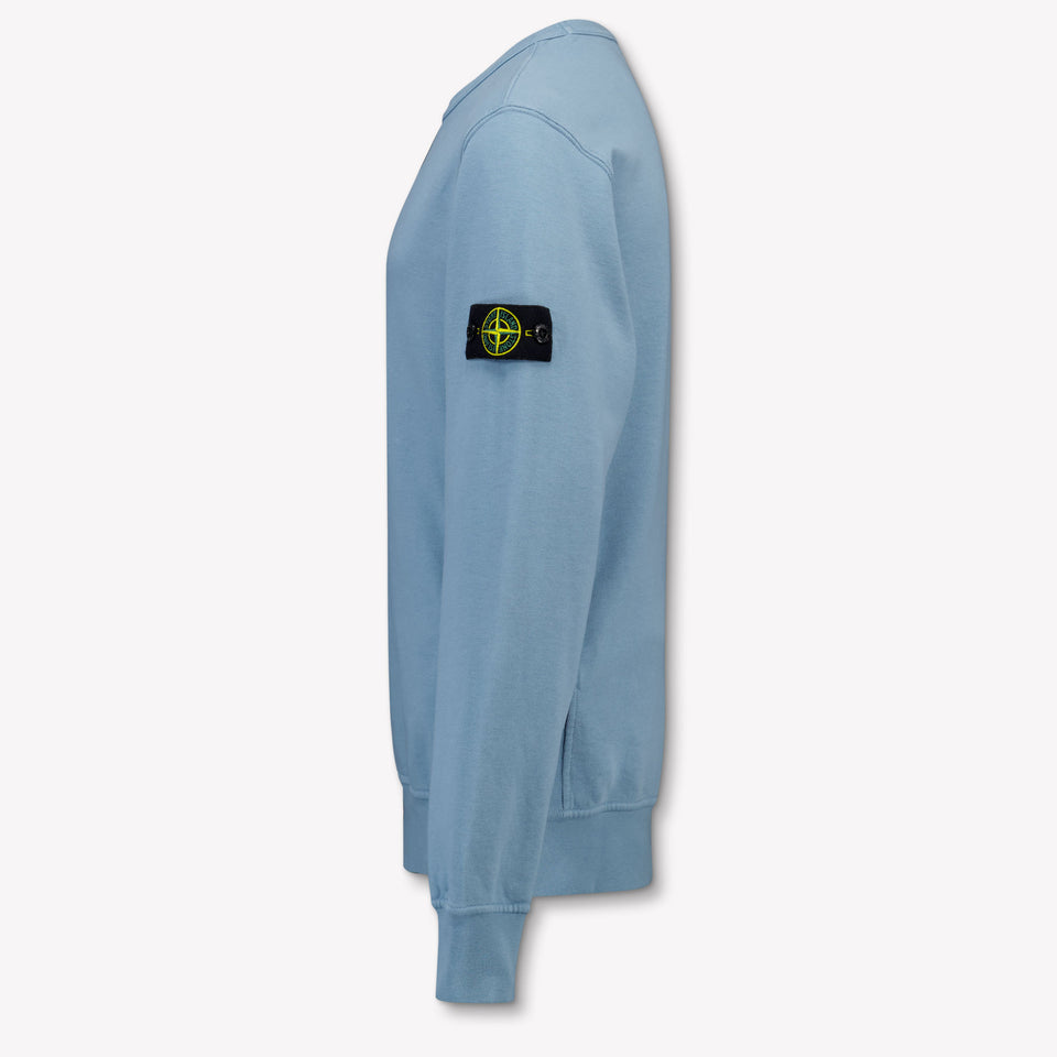 Stone Island Kinder Jongens Trui In Licht Blauw