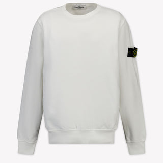 Stone Island Kinder Jongens Trui In Wit