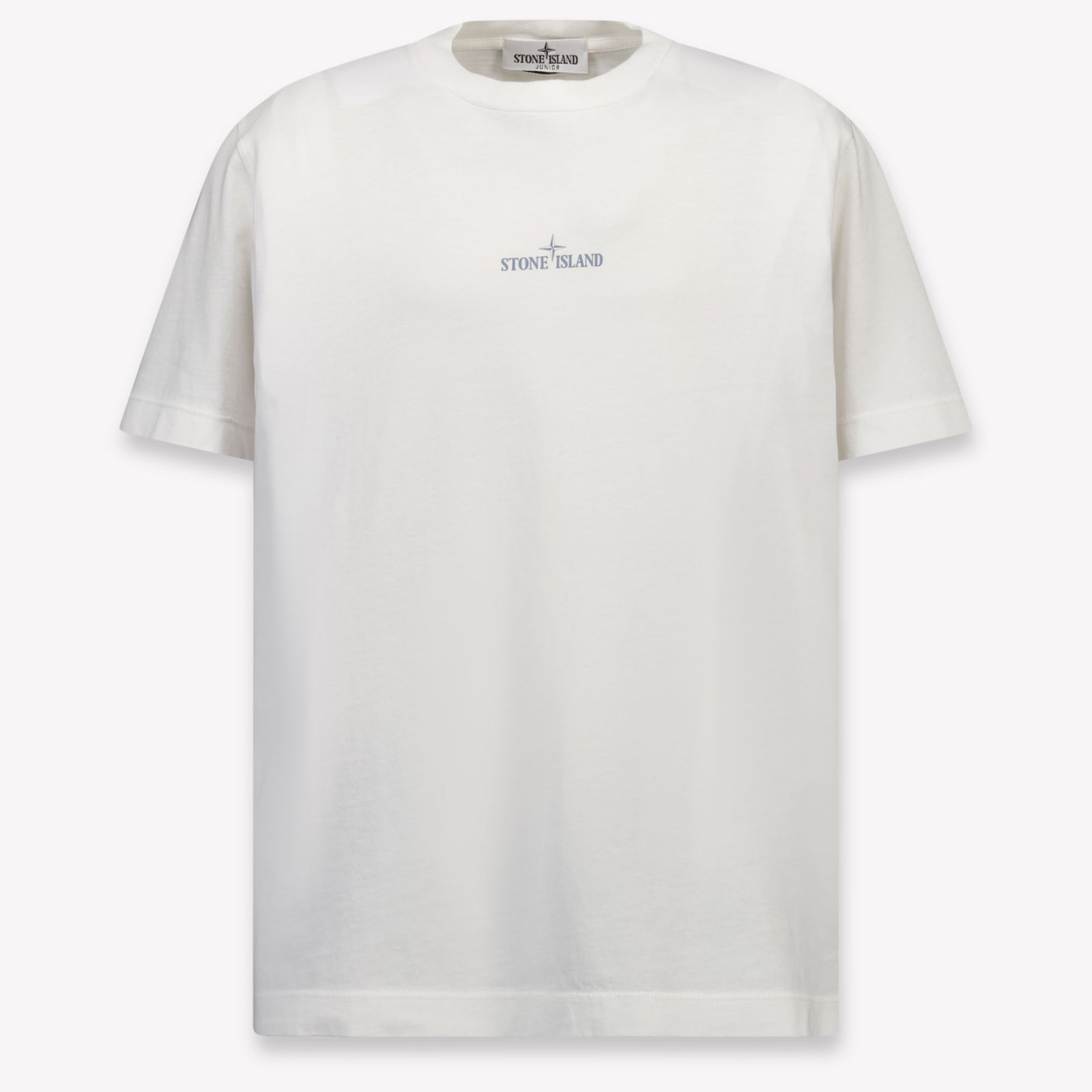 Stone Island Kinder Jongens T-Shirt In Wit