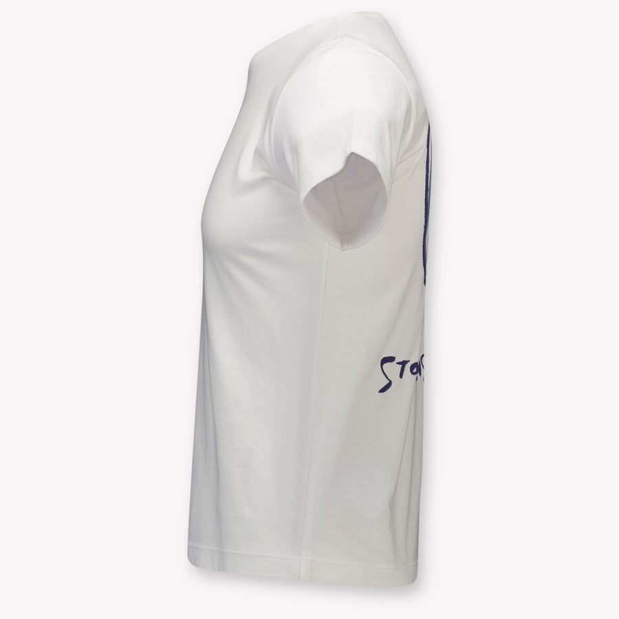 Stone Island Kinder Jongens T-Shirt In Wit