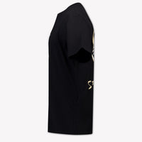 Stone Island Kinder Jongens T-Shirt In Zwart