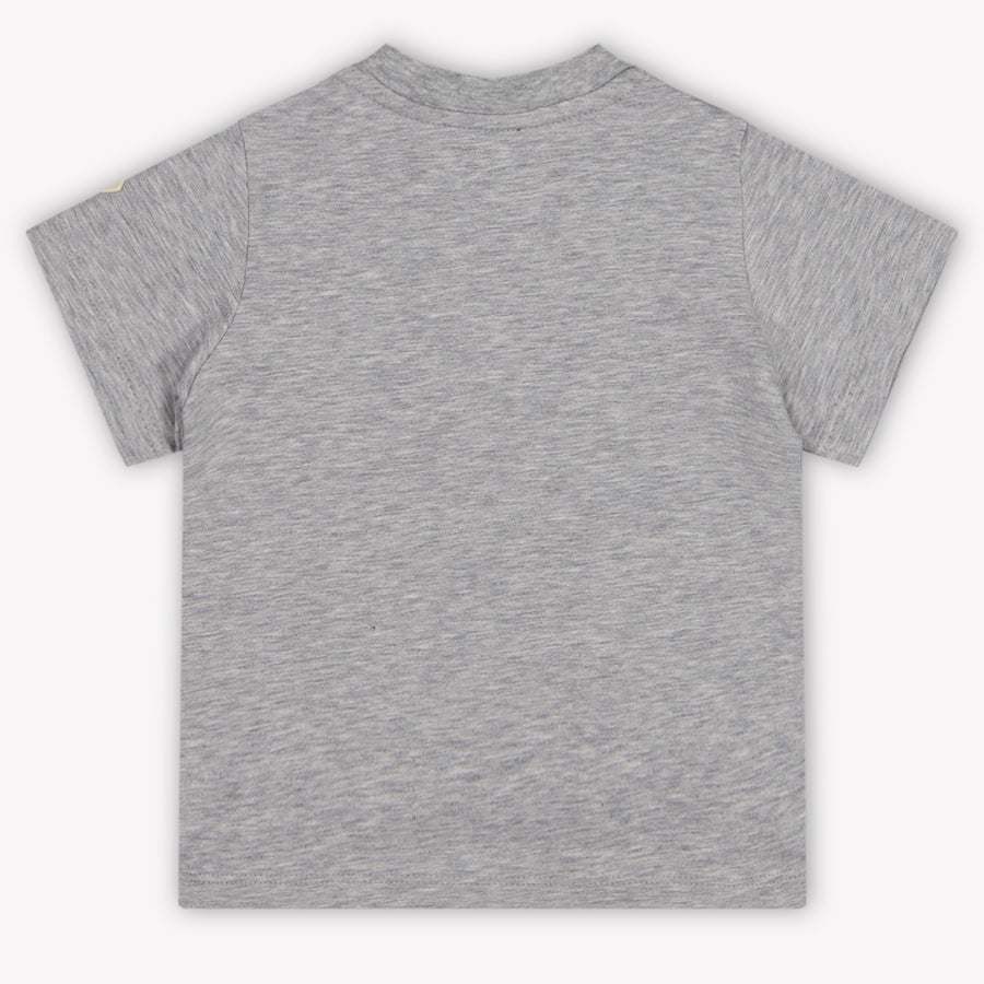 Moncler Baby Jongens T-Shirt In Licht Grijs