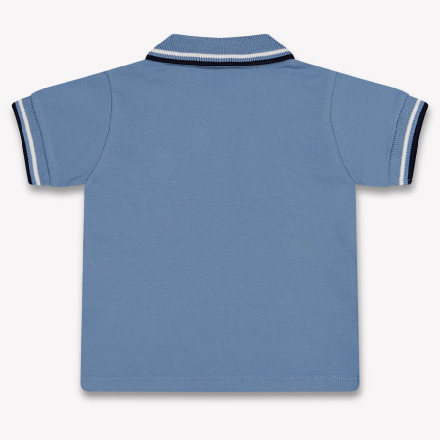 Moncler Baby Jongens Polo In Blauw