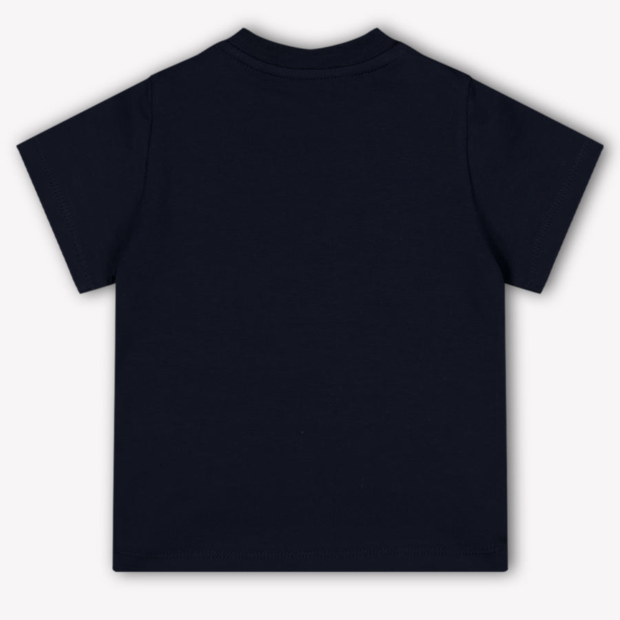 Moncler Baby Jongens T-Shirt In Navy