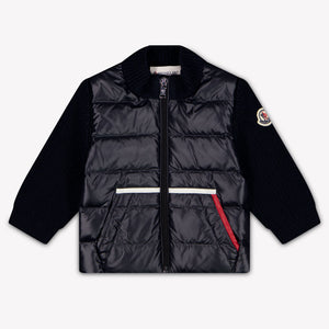 Moncler Baby Jongens Vest In Navy