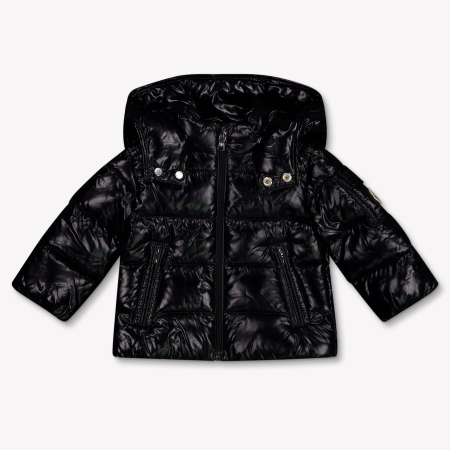 Moncler Maya Baby Jongens Winterjas In Zwart
