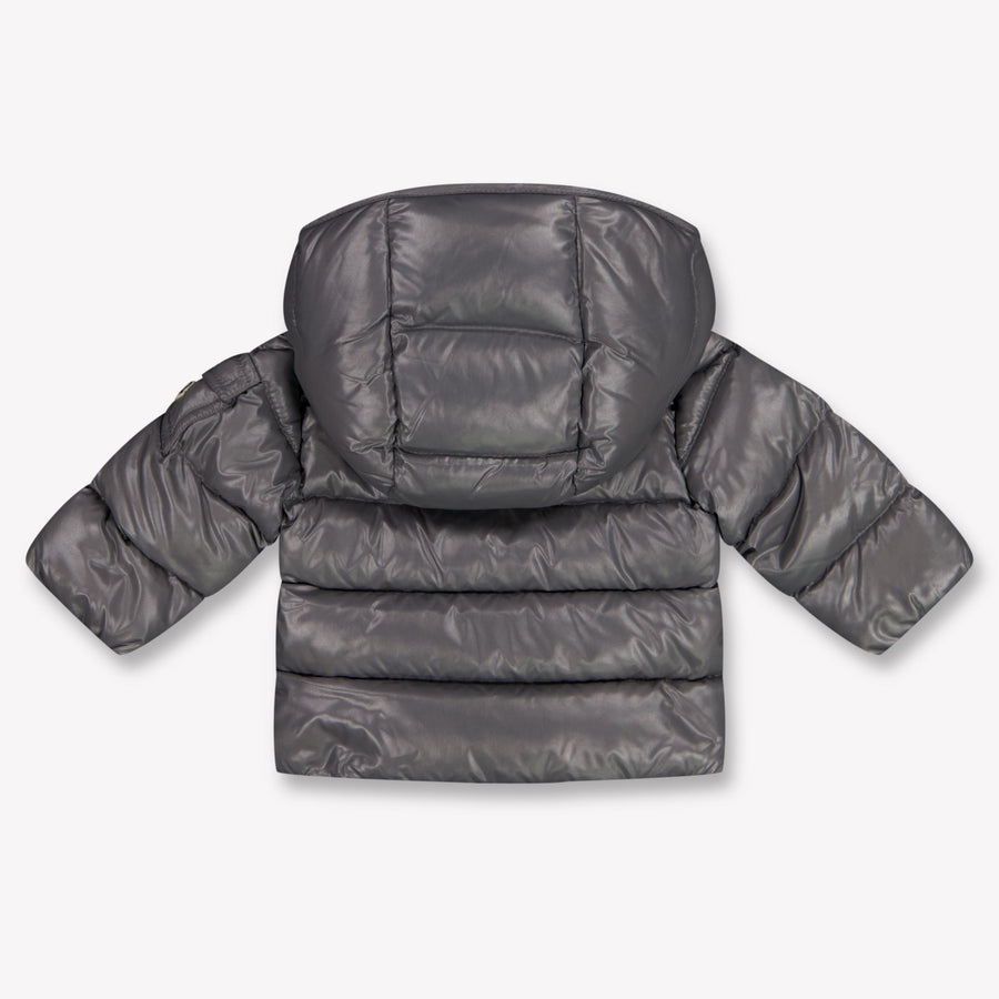 Moncler Maya Baby Jongens Winterjas In Grijs