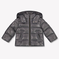 Moncler Maya Baby Jongens Winterjas In Grijs