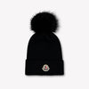 Moncler Kinder Meisjes Muts In Zwart