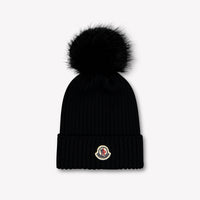 Moncler Kinder Meisjes Muts In Zwart