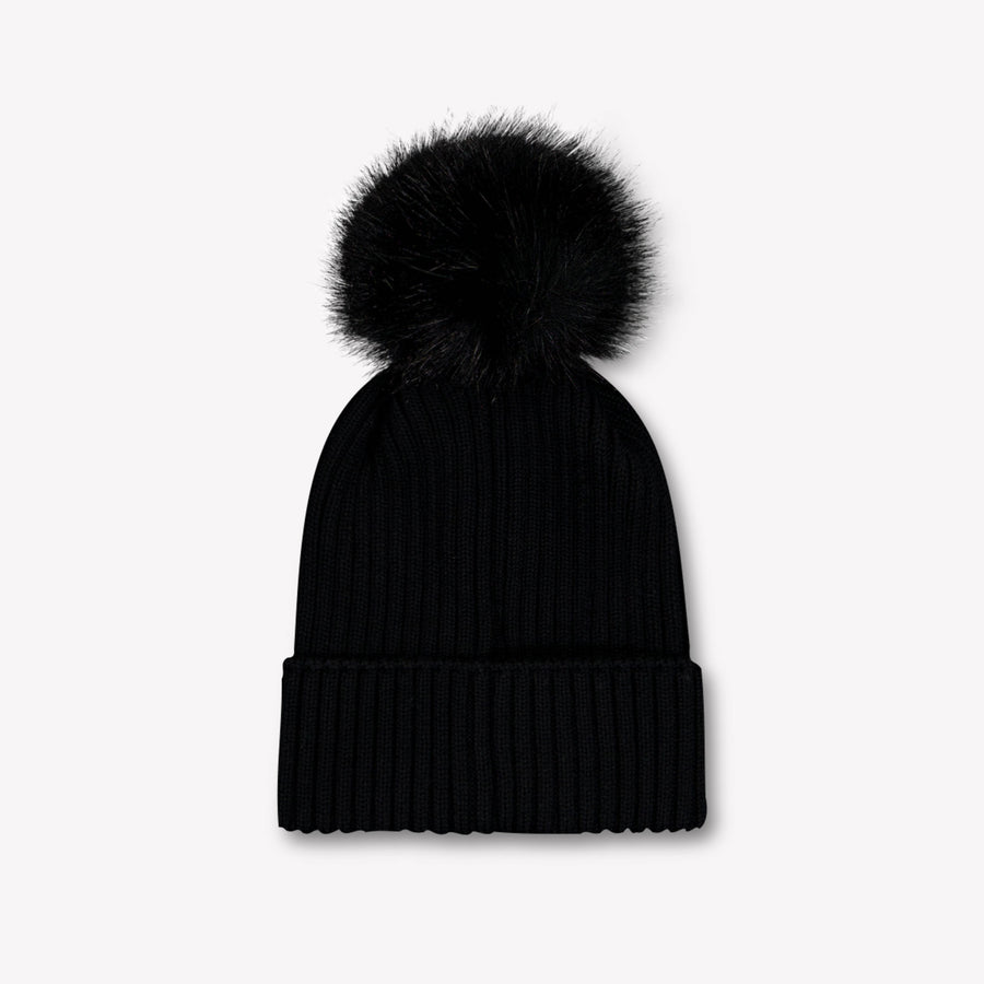 Moncler Kinder Meisjes Muts In Zwart