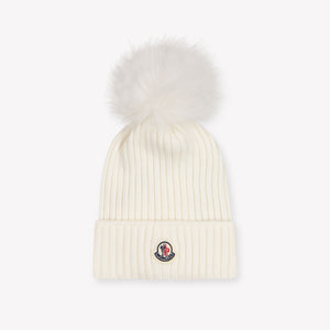 Moncler Kinder Meisjes Muts In Off White