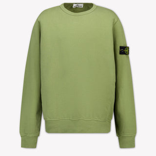 Stone Island Kinder Jongens Trui In Olijf Groen