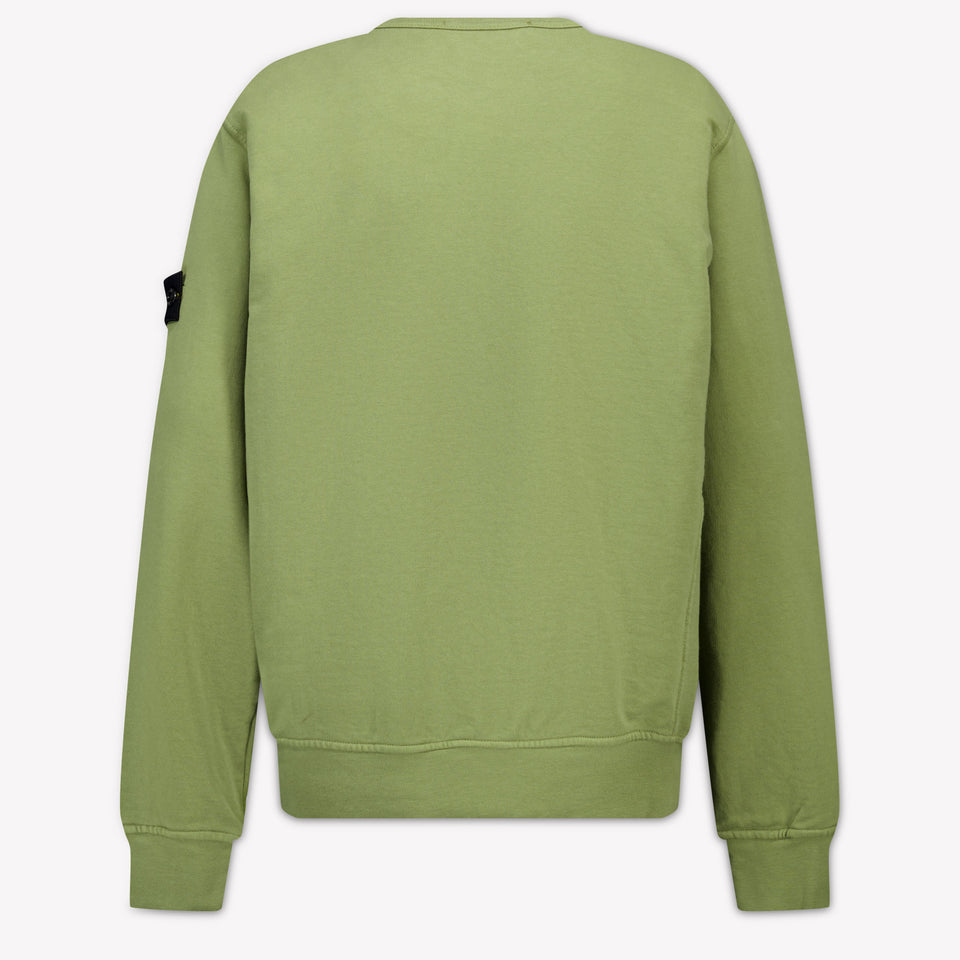 Stone Island Kinder Jongens Trui In Olijf Groen