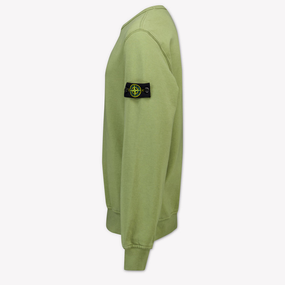 Stone Island Kinder Jongens Trui In Olijf Groen