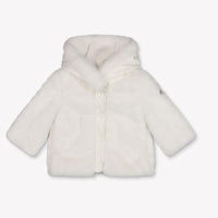 Moncler Viona Baby Meisjes Winterjas In Off White